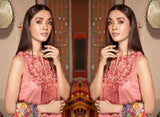 Johra Pearl Embroidered Digital Printed Lawn-100% Original Guaranteed