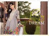 Johra Pearl Embroidered Digital Printed Lawn-100% Original Guaranteed