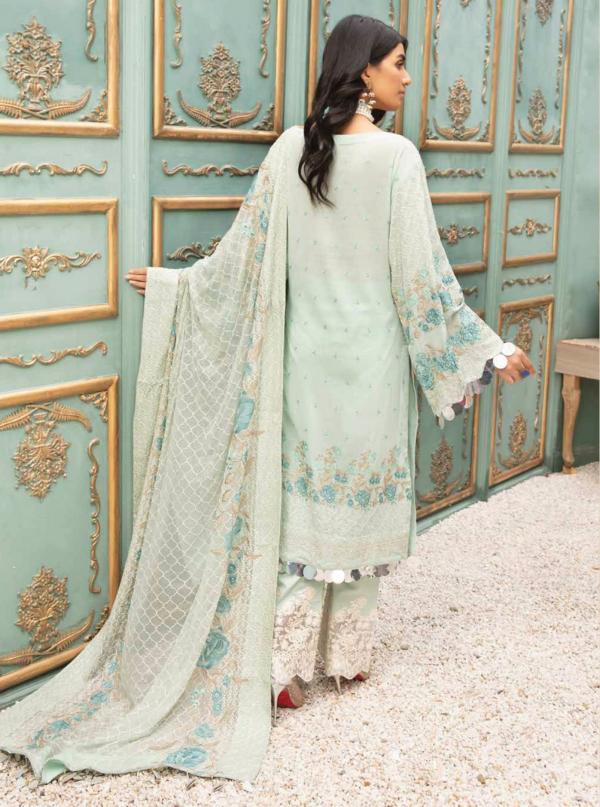 Johra Gold Swiss Voile Embroidered Collection 100% Original