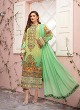 Johra Dior Embroidered Digital Printed Lawn-100% Original Guaranteed