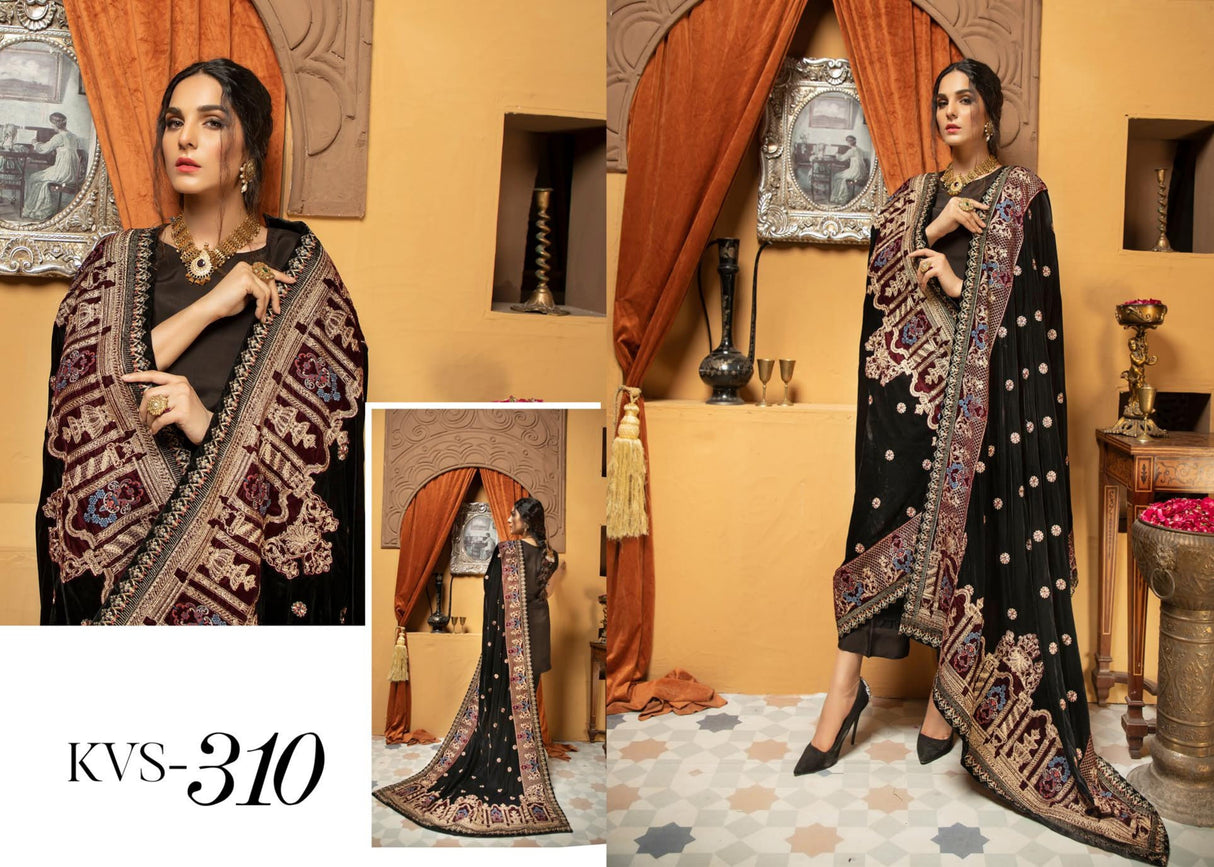 Khubsoorat velvet luxury shawl  2020-100% Original Guaranteed