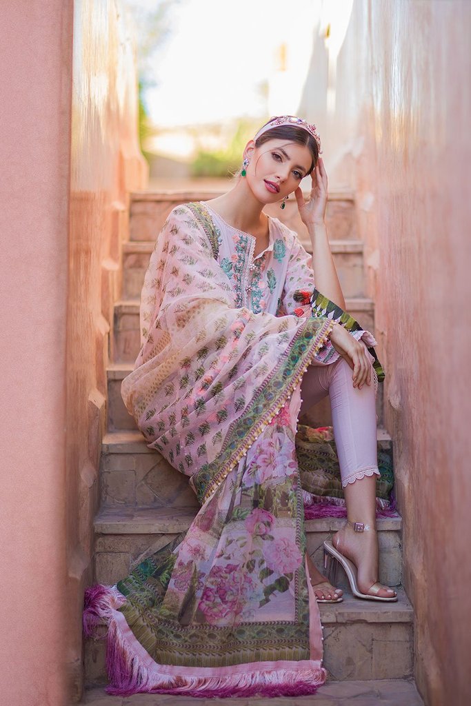 Sobia Nazir's Luxury Lawn Collection-100% Original Guarantee
