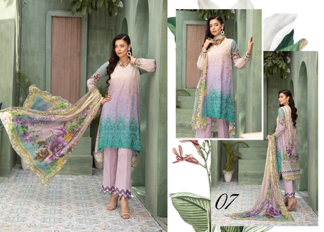 Mahees by Riaz Arts chikankari lawn 2020-100% Original Guarantee