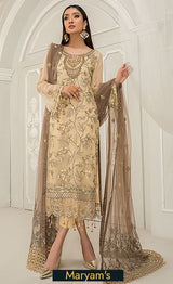 Maryam's Chiffon Embroidered Collection -100% Original Guaranteed