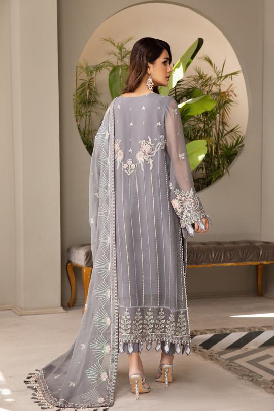 Aliezh By Bilal's Embroidery Chiffon Embroidered Collection 2021 -100% Original Guaranteed