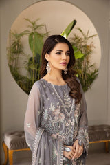 Aliezh By Bilal's Embroidery Chiffon Embroidered Collection 2021 -100% Original Guaranteed