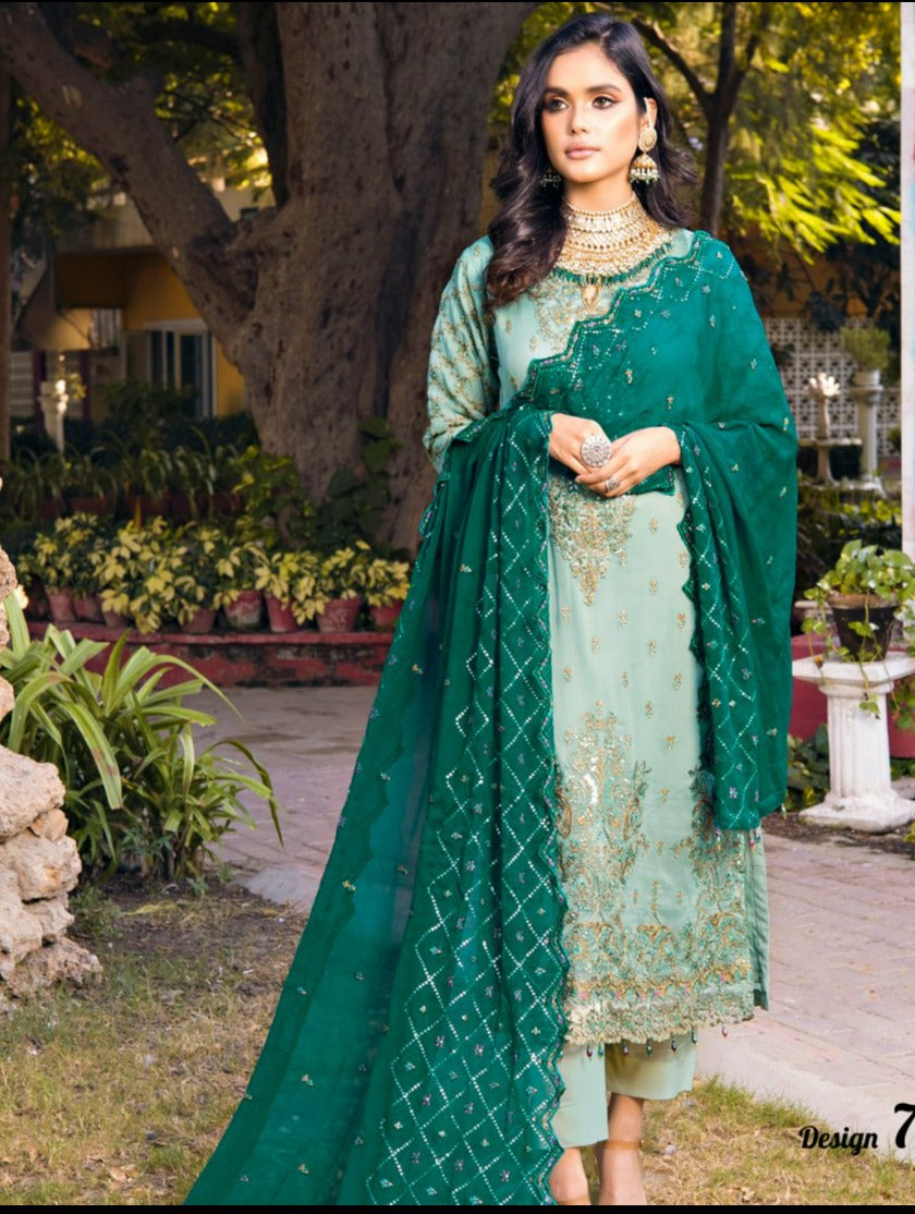 Nigaar by Mi-Creation Luxury Embroidered Collection-100% Original