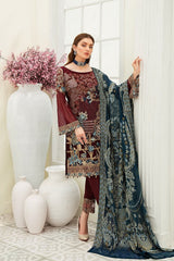 Ramsha Luxury Chiffon Embroidered Collection -100% Original Guaranteed
