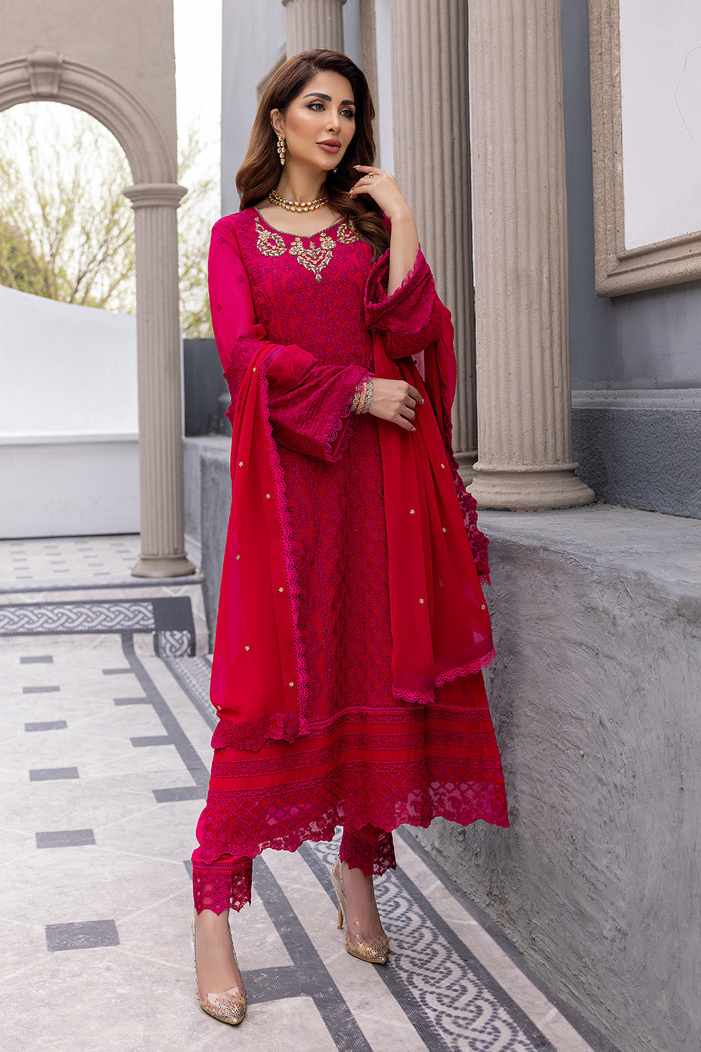 Azure Luxury Chiffon Eid Collection 100% Original