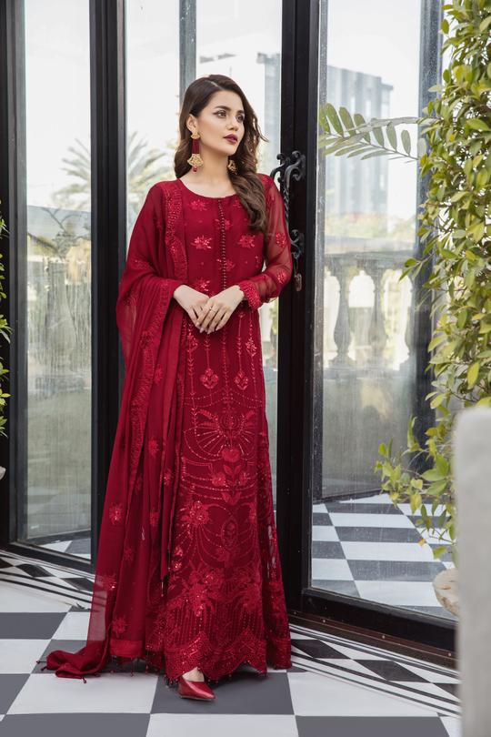 Aliezh By Bilal's Embroidery Chiffon Embroidered Collection 2021 -100% Original Guaranteed