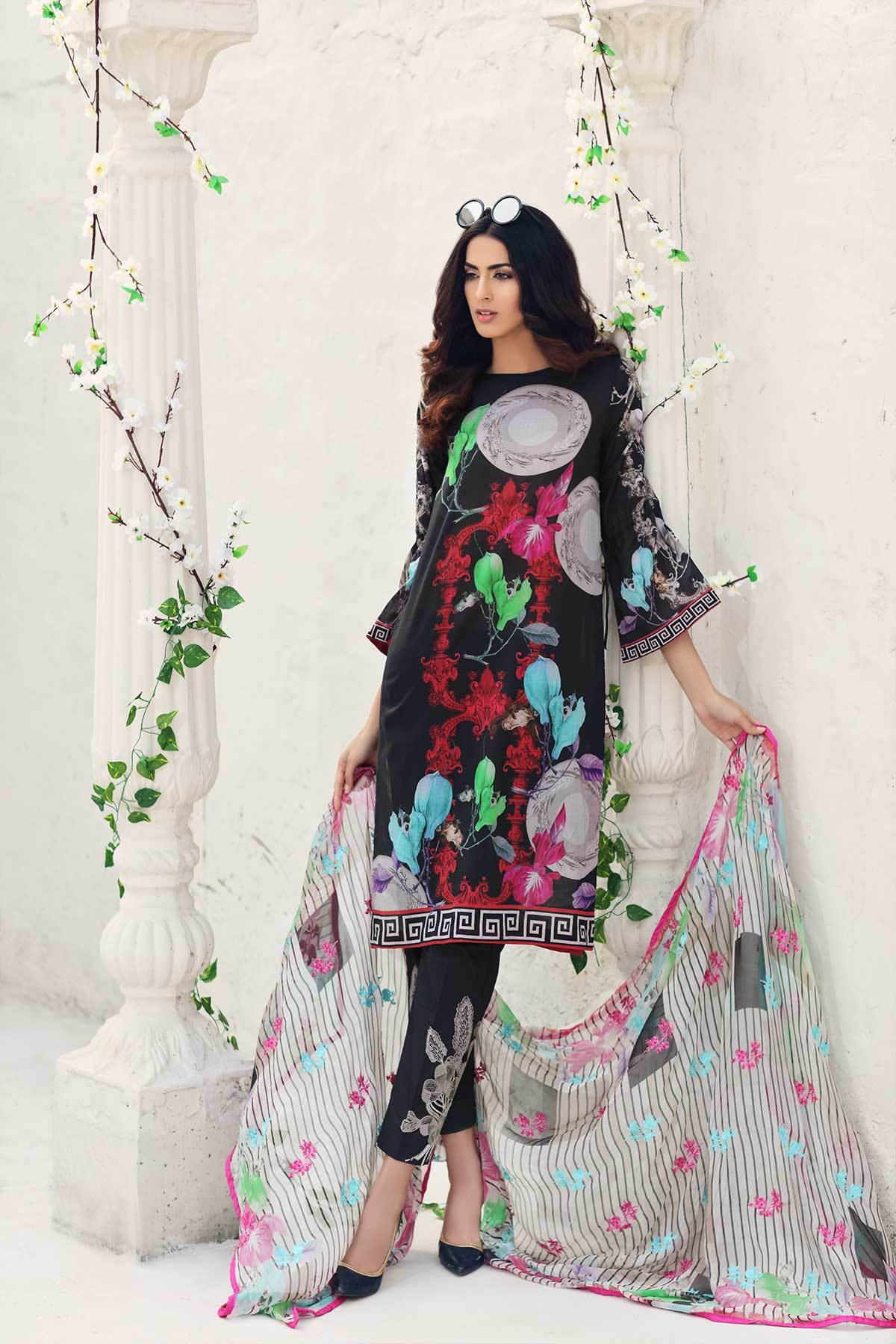 Charizma Embroidered Lawn 100% Original