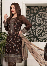 Tawakkal sumptuous serenity embroidered chiffon 2021 -100% original guaranteed