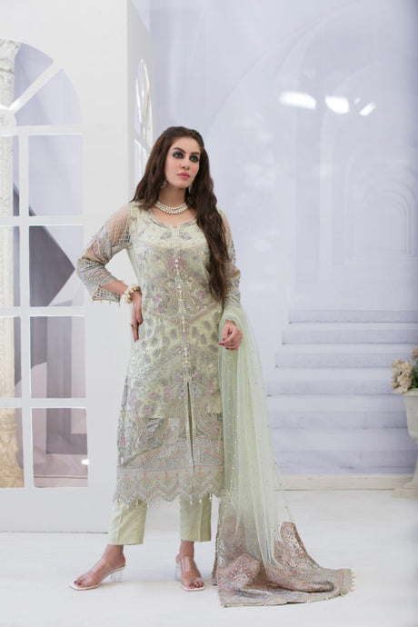 Goncha by Tawakkal Chiffon Embroidered 100% Original Guaranteed