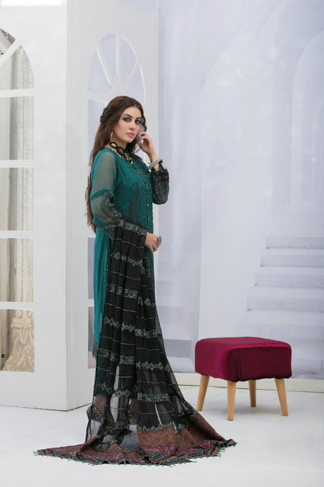 Goncha by Tawakkal Chiffon Embroidered 100% Original Guaranteed