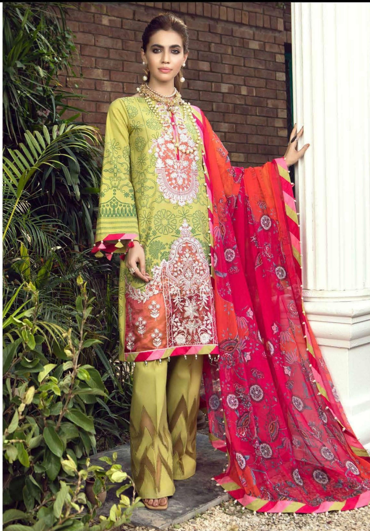 Taabir Luxury Lawn Collection By Sanaya--100% Original Guarantee