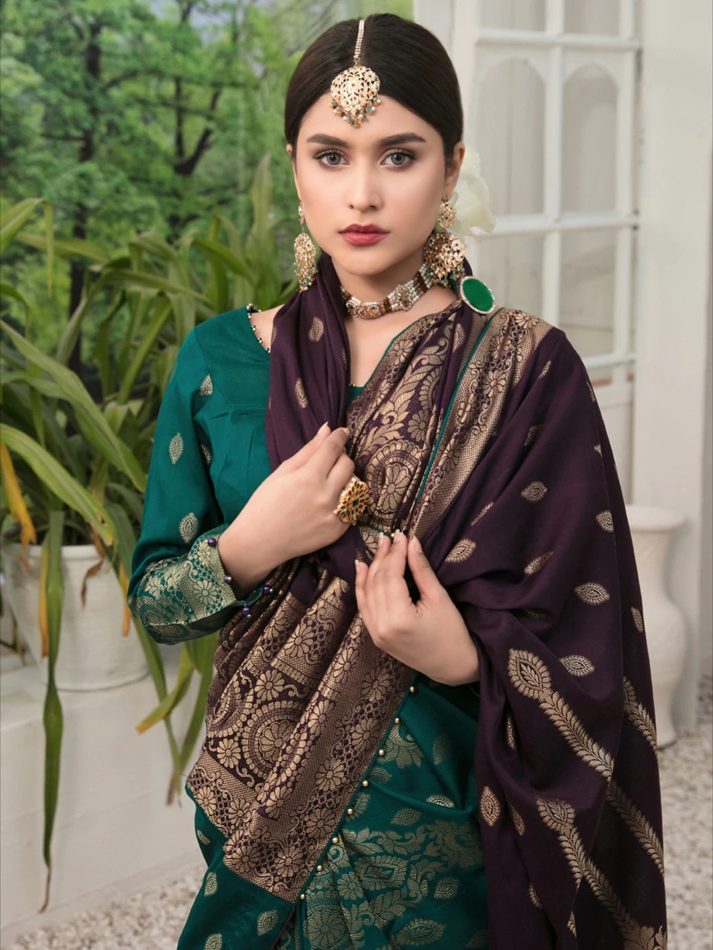 Raaya Lawn Banarsi  By Tawakkal 100% Original