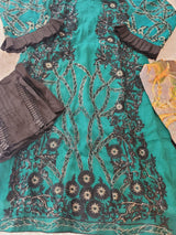 Pakistani Stitched Embroidery Party Wear Dresses Ready To Ship