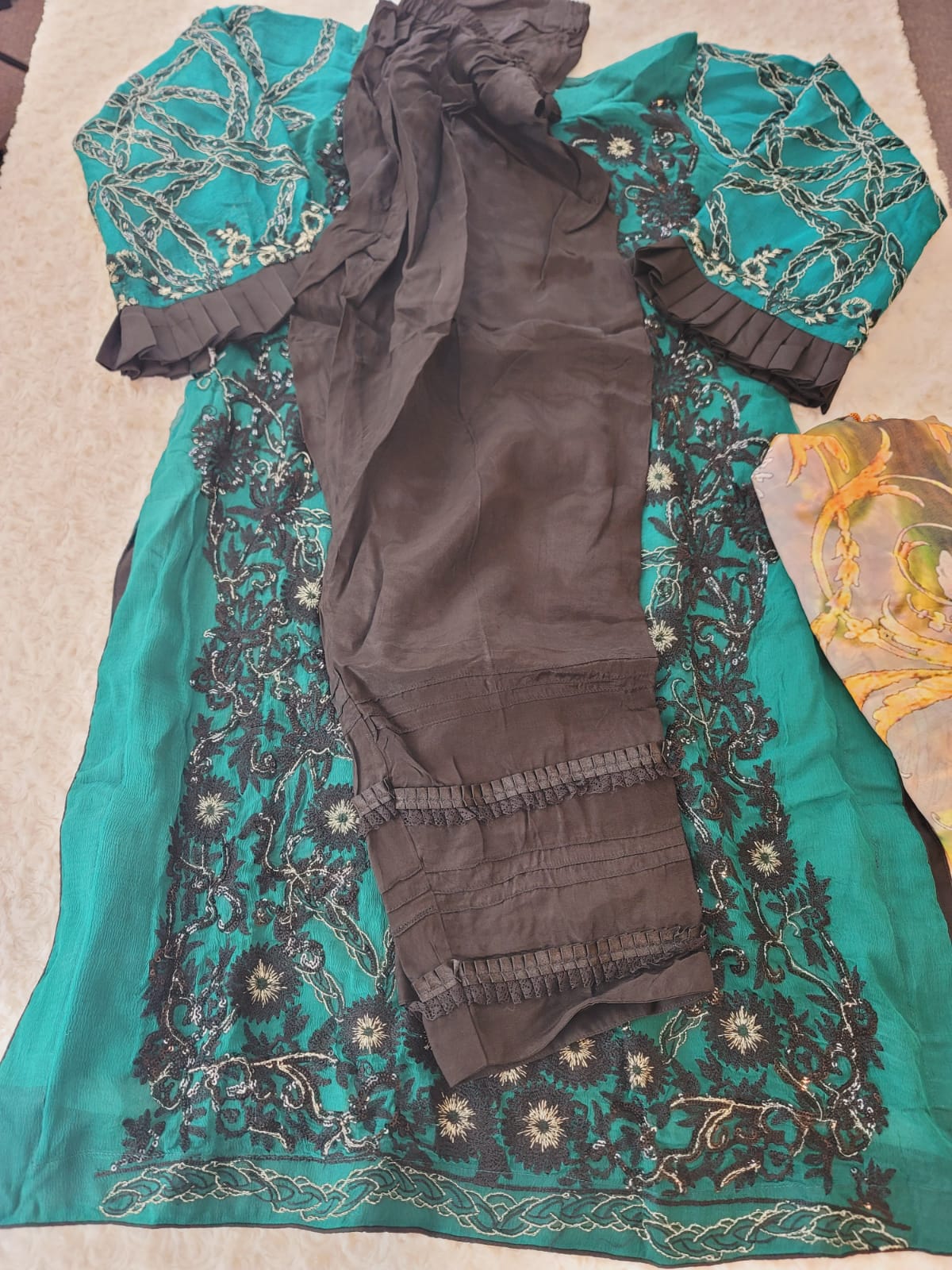 Pakistani Stitched Embroidery Party Wear Dresses Ready To Ship