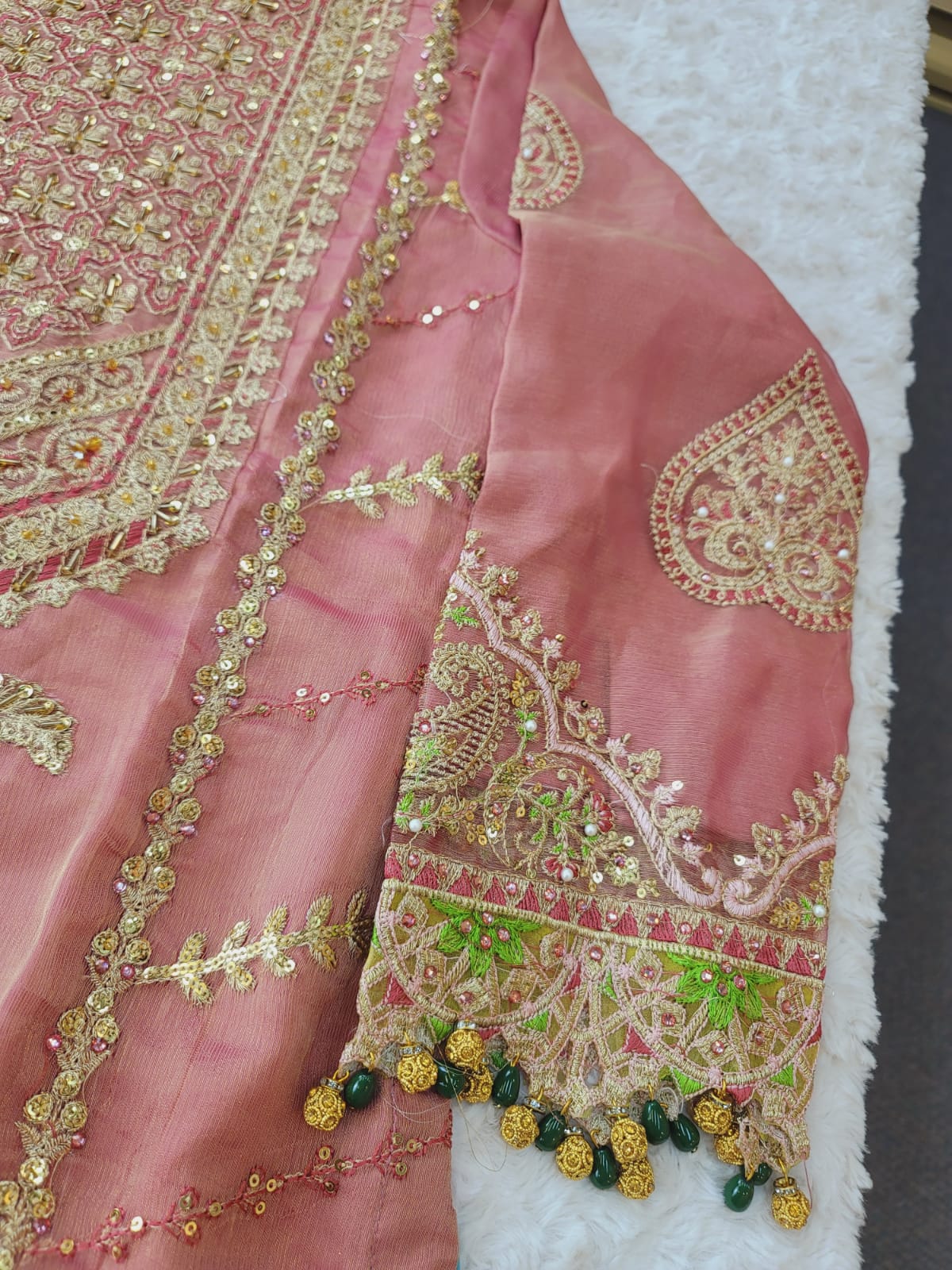 Pakistani Stitched Embroidery Party Wear Dresses Ready To Ship