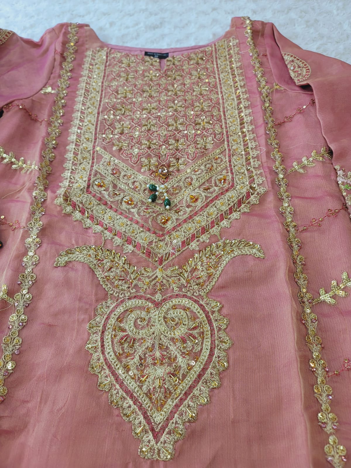 Pakistani Stitched Embroidery Party Wear Dresses Ready To Ship