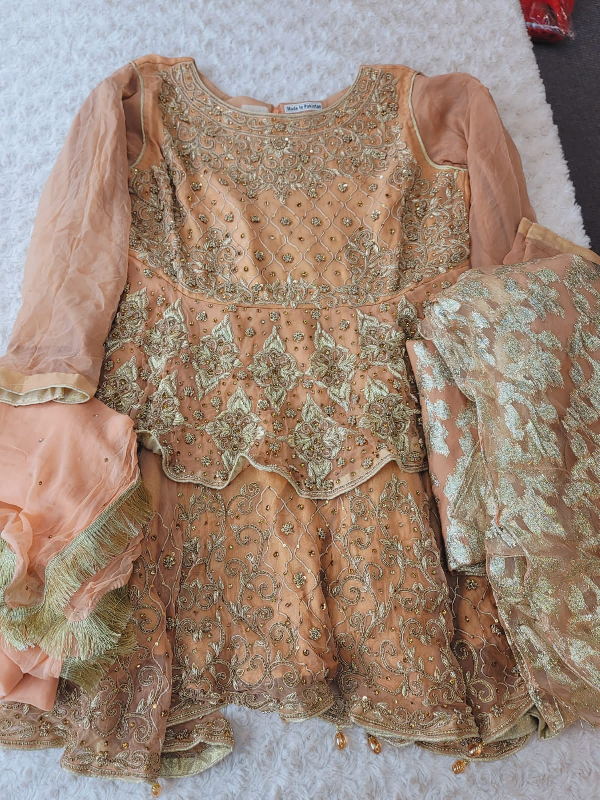 Skirt With Shot Frock Pakistani Designer Collection -100% Original Guaranteed