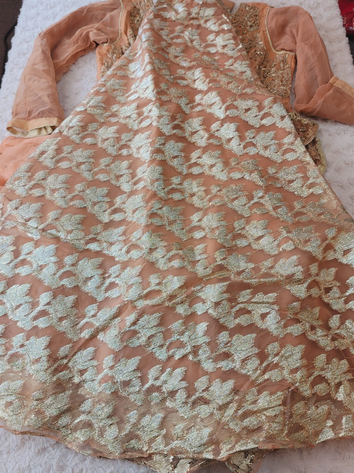 Skirt With Shot Frock Pakistani Designer Collection -100% Original Guaranteed