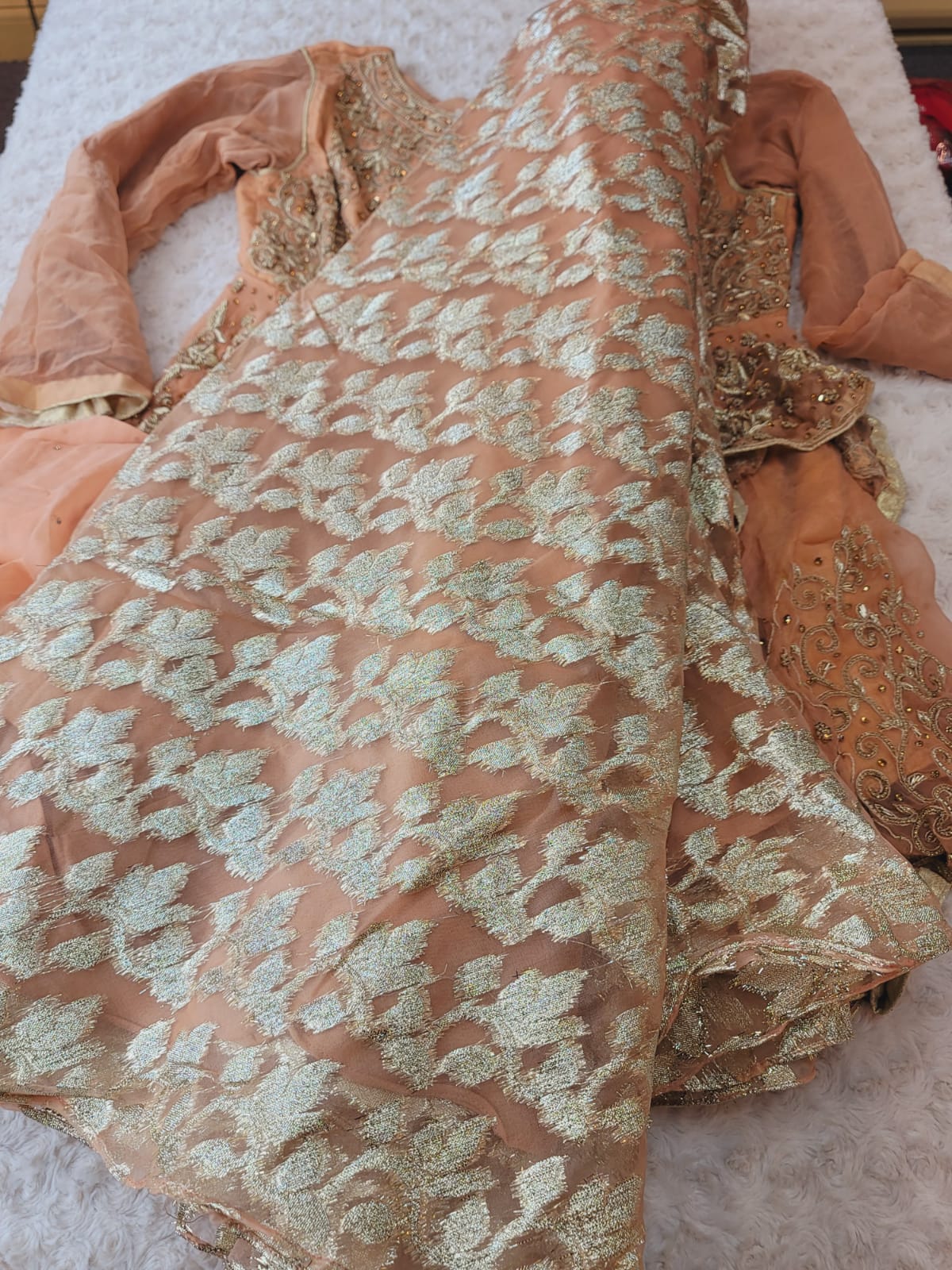 Skirt With Shot Frock Pakistani Designer Collection -100% Original Guaranteed
