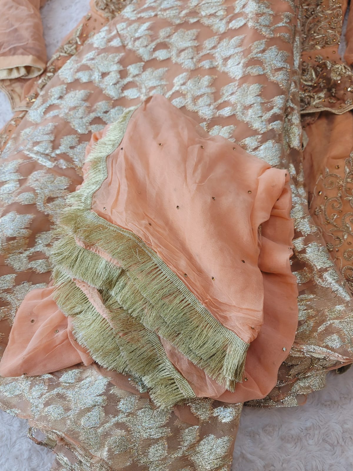 Skirt With Shot Frock Pakistani Designer Collection -100% Original Guaranteed