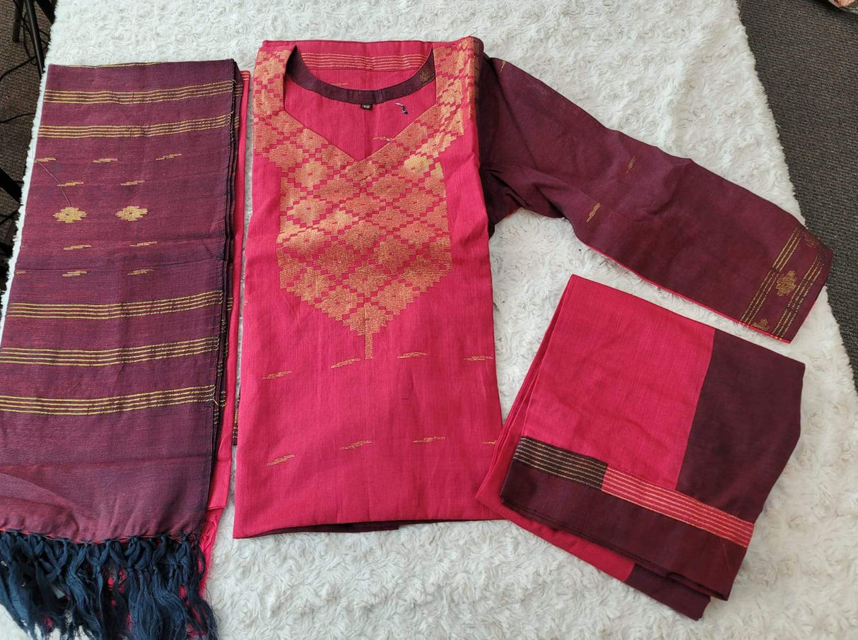 Bangladeshi Jamdani salwar kamiz