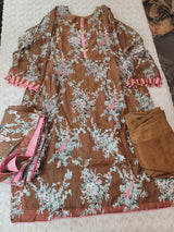 Pakistani Orginal 3pcs Butique Collection 2021 -100% Original Guaranteed