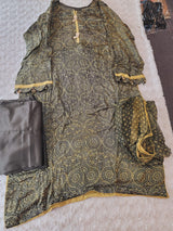 Pakistani Raw Silk Kamiz With Pure Chiffon Duppata Collection 2021 -100% Original Guaranteed