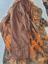 Pakistani Raw Silk Kamiz With Pure Chiffon Duppata Collection 2021 -100% Original Guaranteed