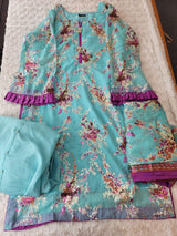 Pakistani Orginal Butique Dress With Tulip Pant -100% Original Guaranteed