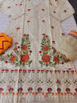 Pakistani stitched  lawn Embroidered Salwar kameez ready to ship