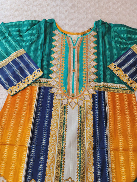 Pakistani stitched  lawn Embroidered Salwar kameez ready to ship