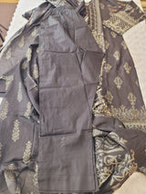 Pakistani Stitched Jacquard lawn Embroidered Salwar kameez ready to ship