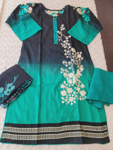 Pakistani Stitched Embroidered Lawn Salwar kameez ready to ship