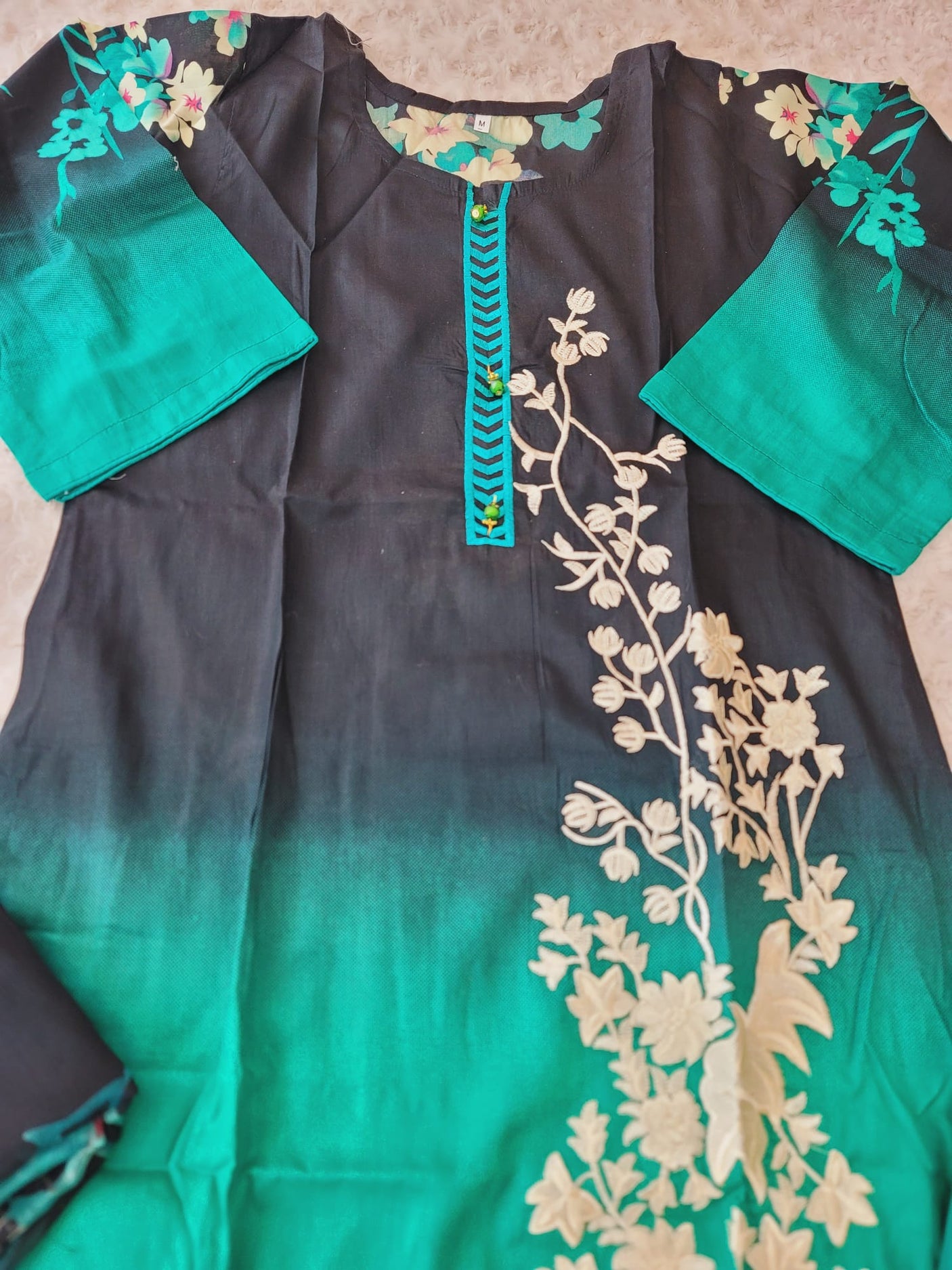 Pakistani Stitched Embroidered Lawn Salwar kameez ready to ship