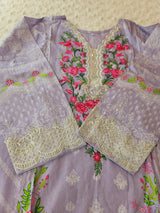 Pakistani Stitched lawn Embroidered Salwar kameez ready to ship