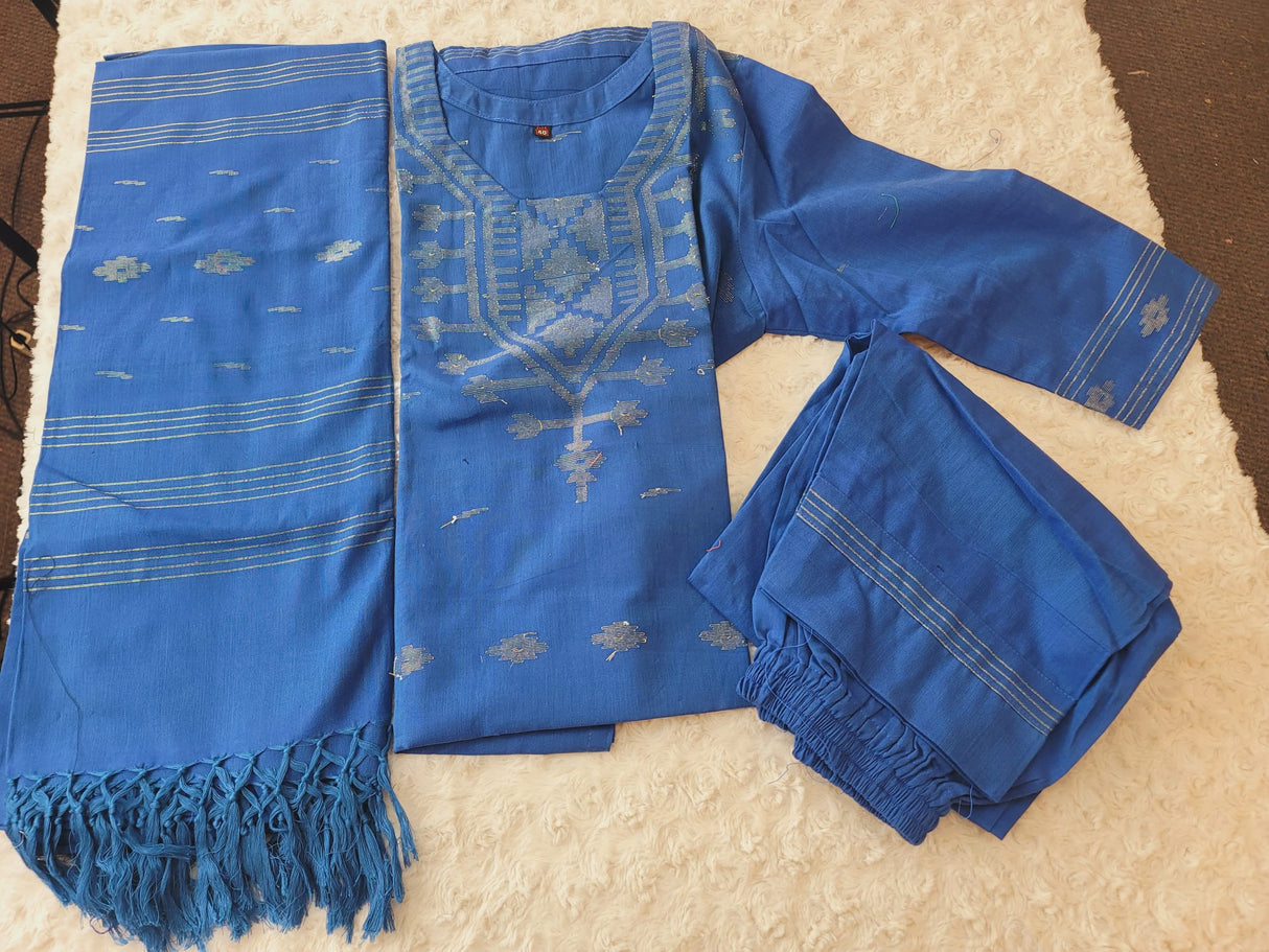 Bangladeshi Jamdani salwar kamiz