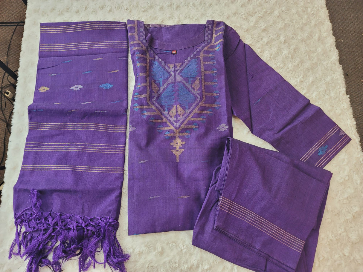 Bangladeshi Jamdani salwar kamiz