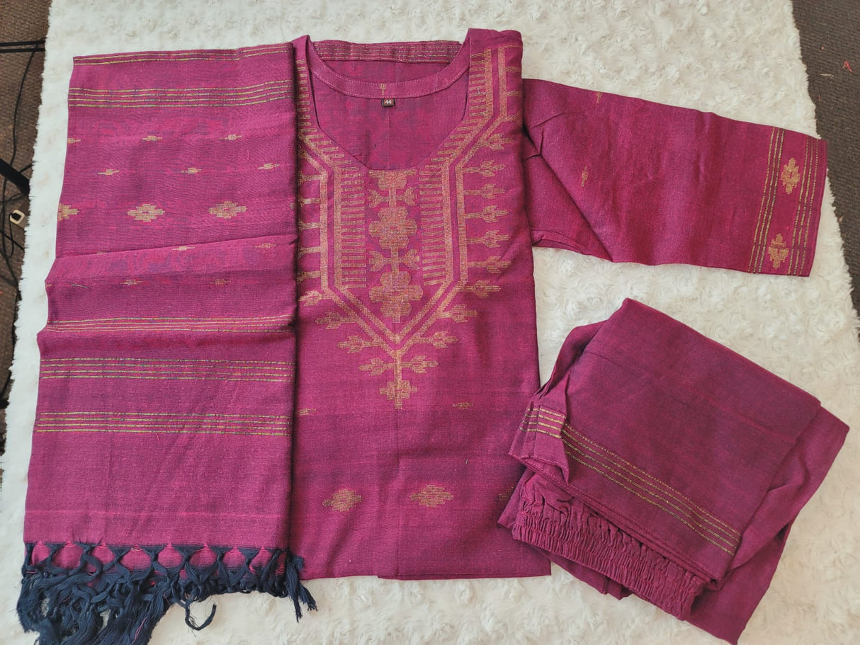Bangladeshi Jamdani salwar kamiz