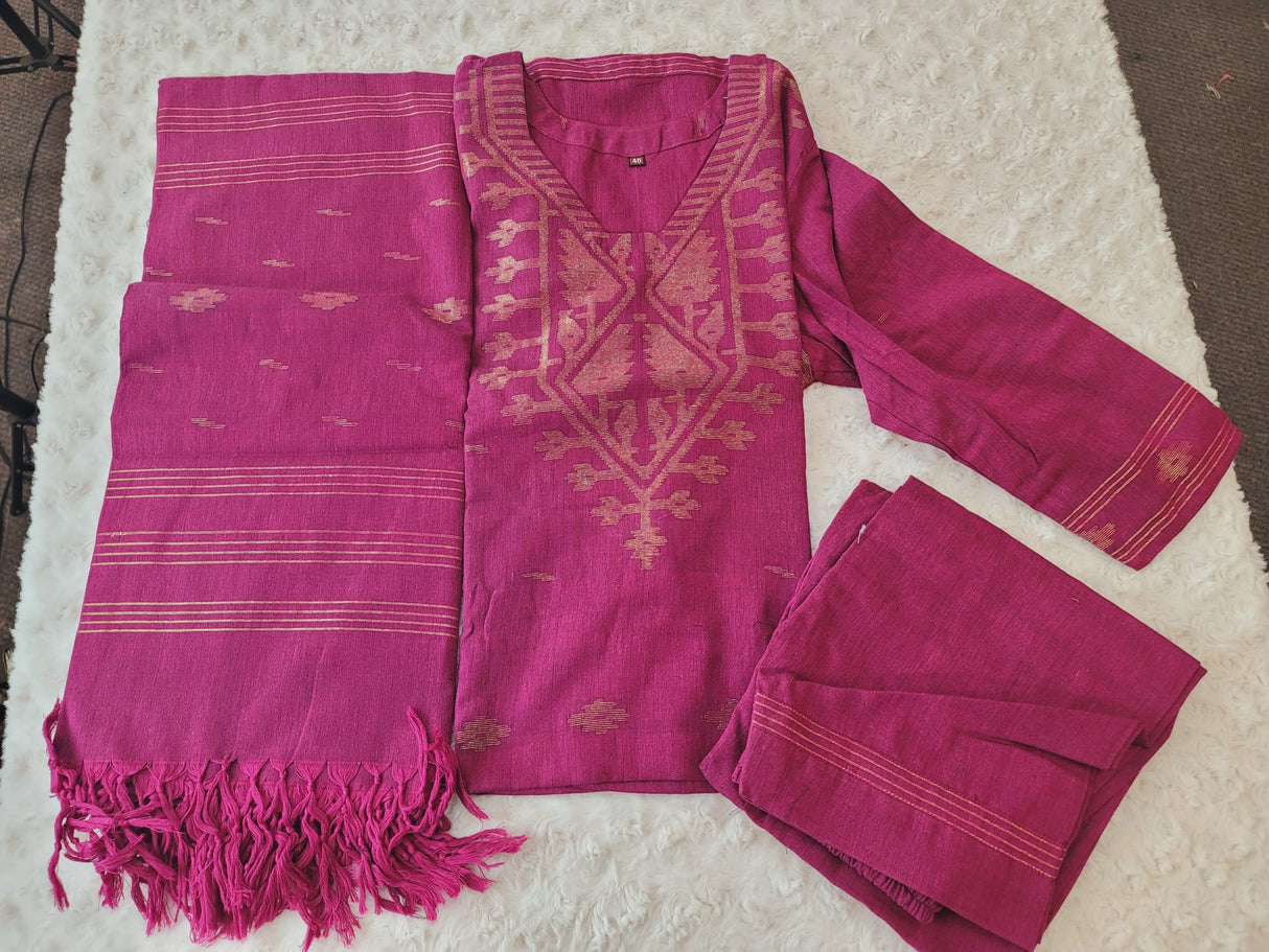 Bangladeshi Jamdani salwar kamiz