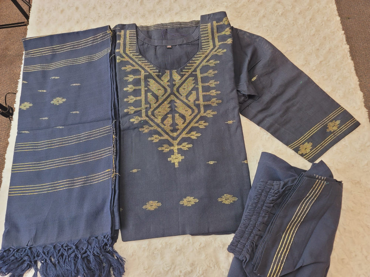 Bangladeshi Jamdani salwar kamiz