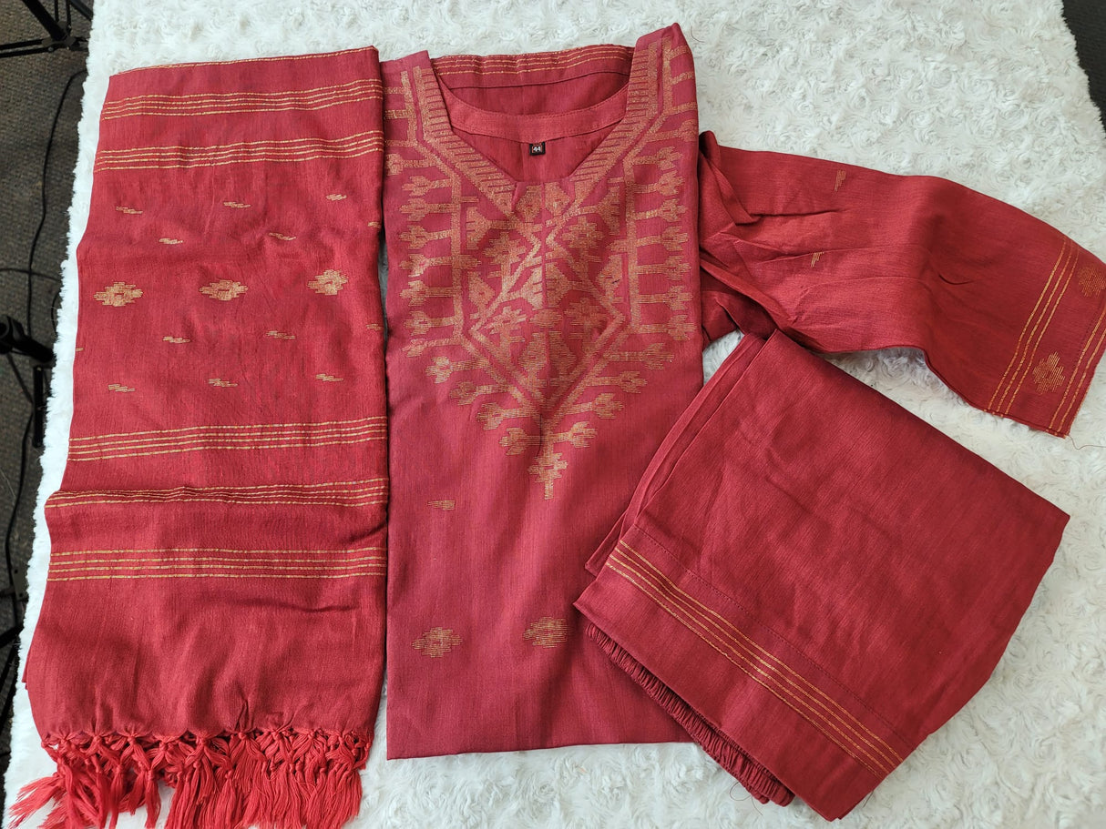 Bangladeshi Jamdani salwar kamiz