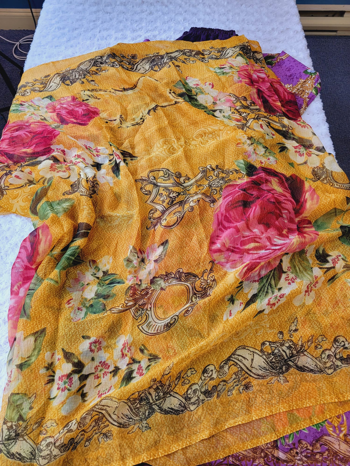 Indian Cotton Stitched Embroidery Suit Ready To Ship