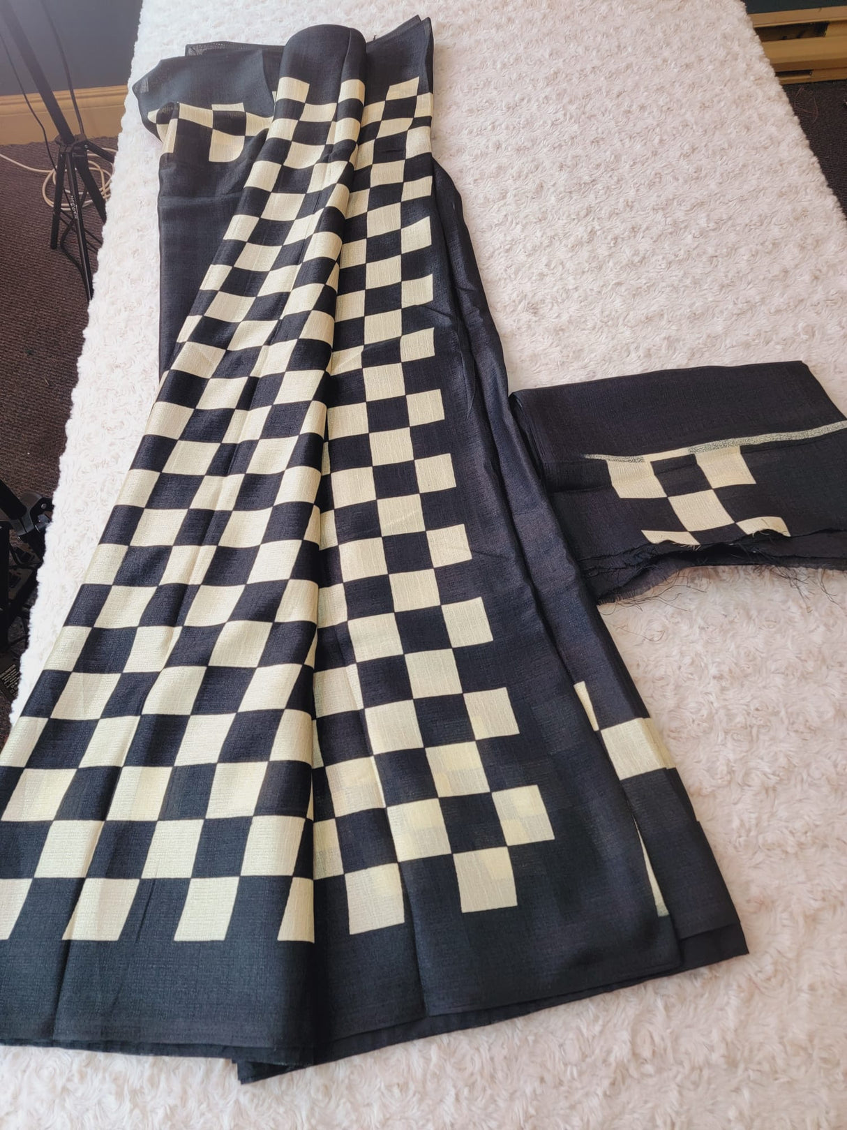 Silk pinted saree