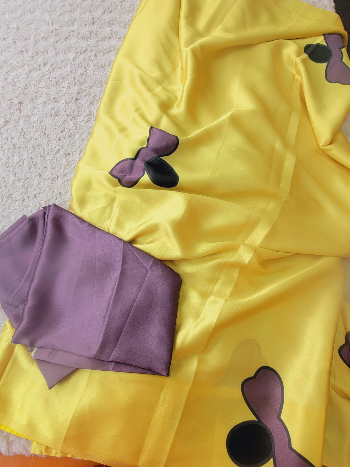 Super soft samooz silk with degital print saree