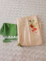 Super soft samooz silk with degital print saree