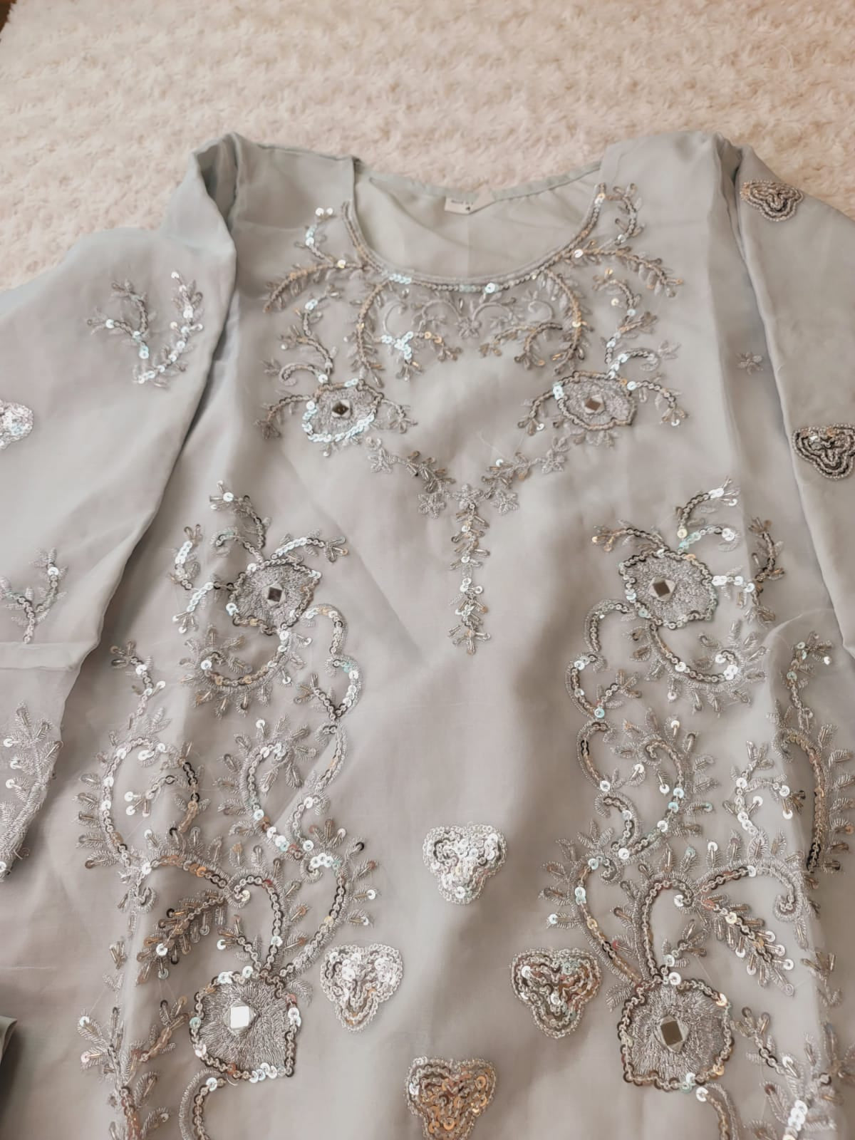 Pakistani Stitched Embroidery Party Wear Dresses Ready To Ship